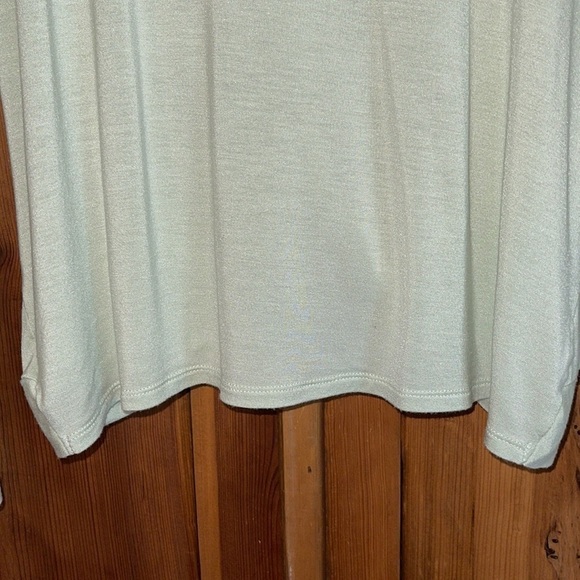 American Eagle Sage green Modal Long Sleeve Blouse Sz. MD - Picture 4 of 11